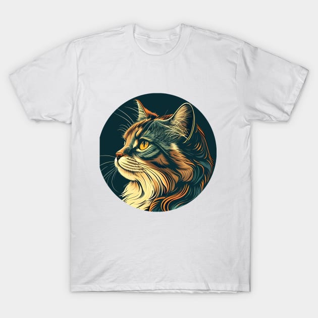 Colorful Cat Kitten Lover - Cute Cats T-Shirt by jordanfaulkner02